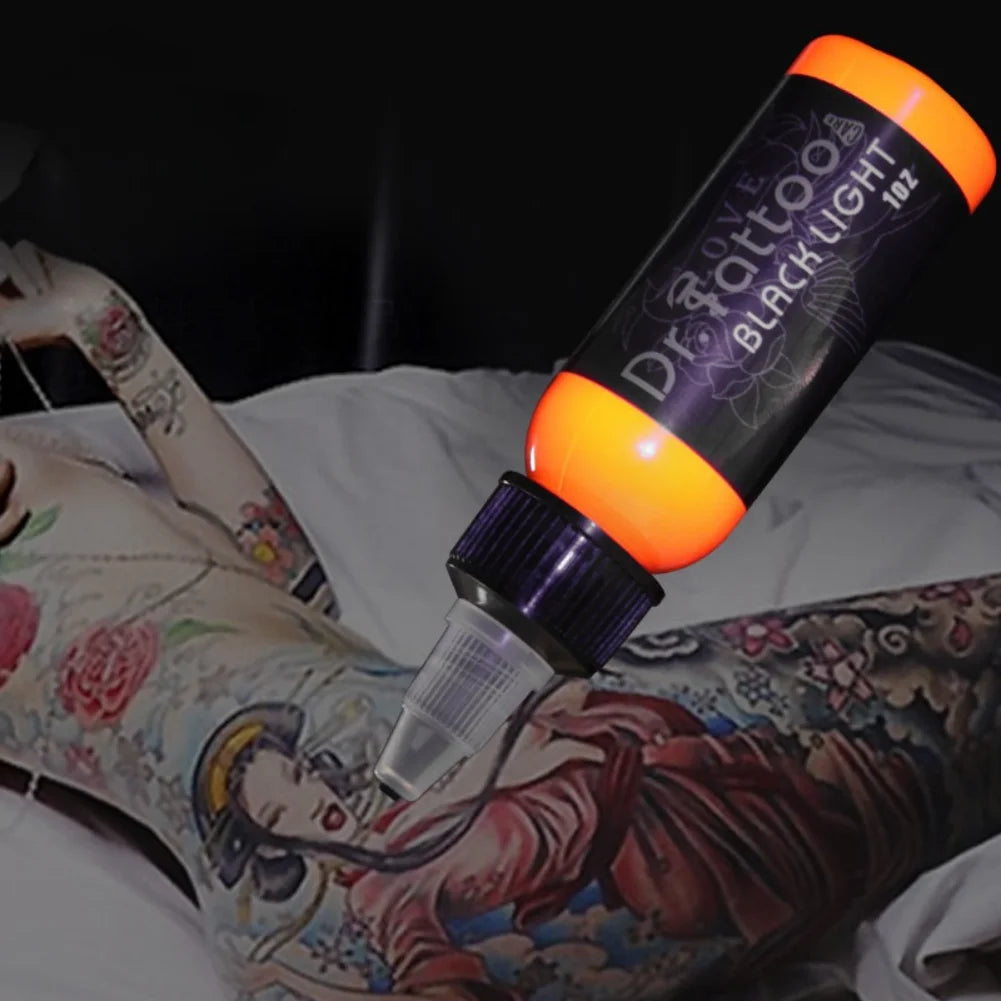 30ML High Quality Fluorescent Tattoo Inks Professional Permanent Makeup Body Microblading Easy Coloring Purple Light Pigment
