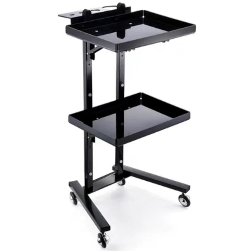 Tattoo Beauty Salon Trolley Utility Cart Makeup Rolling Salon Trolley Cosmetic Acrylic Carrito Auxiliar Salon Furniture BL50ST