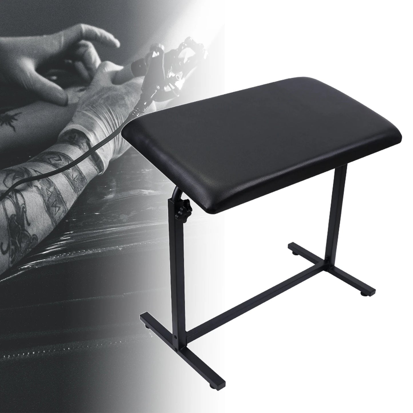 Tattoo Arm Rest Iron and PU Leather Professional Tattoo Supplies Thicken Enlarge Accessories Tattoo Arm Bracket for Salon Studio