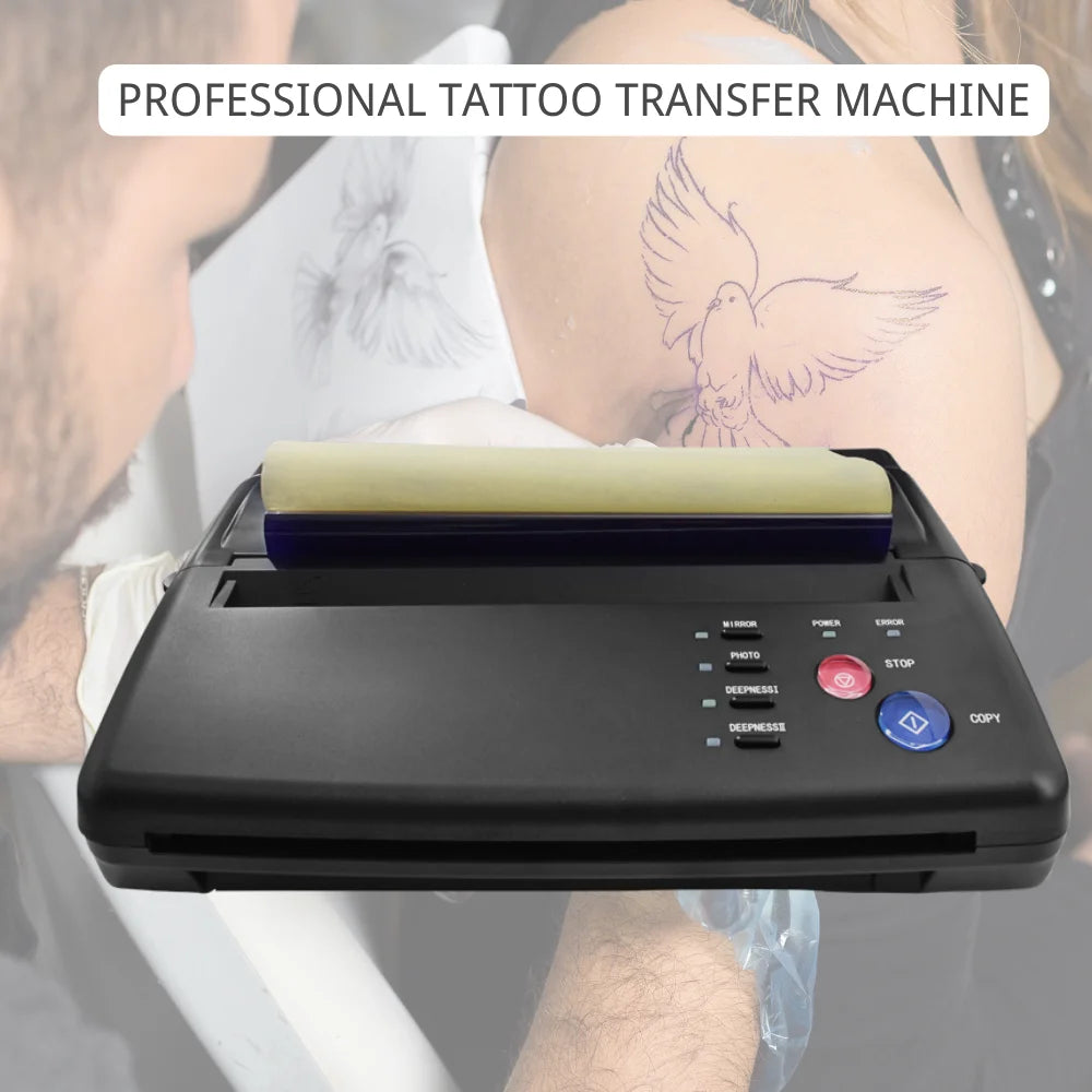 Tattoo Transfer Machine Professional Thermal Copier Stencil Transfer Printing For Normal Tattoo Paper Fast Transfer Low Noise